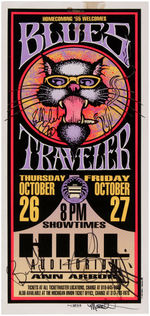 BLUES TRAVELER BAND-SIGNED CONCERT POSTER PAIR.