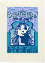 "A ROCK & ROLL DANCE PARTY WITH GUITAR SHORTY" PRINT TRIO, INCLUDING ONE REMARQUED BY ARTIST.