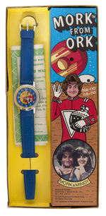 MORK & MINDY "MORK FROM ORK" BOXED WATCH.