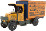 MARX "LINCOLN TRANSFER AND STORAGE CO." WIND-UP MOVING TRUCK.