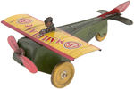 STRAUSS BOXED "MAILPLANE" AIR MAIL WIND-UP PLANE.