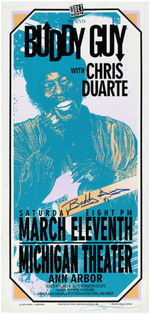 BUDDY GUY SIGNED CONCERT POSTER.