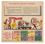 "HOWDY DOODY AMERICAN HISTORY" BREAD END LABEL SET WITH ALBUM.