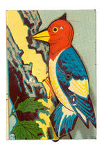 LARGE AND ELABORATE LITHO TIN CLICKERS FEATURING BIRDS.