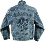 “CLINTON ’92 DEMOCRATS” DENIM JACKET.