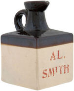 "FOR PRESIDENT AL SMITH" SEASHELL AND WHISKEY JUG.