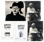 DISNEY LEGEND WARD KIMBALL PERSONAL COLLECTION OF 15+ ERNEST TROVA ITEMS INC. SIGNED BOOKS.