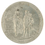 LARGE COLUMBUS & LADY MEDAL FOR EXPOSITION 1893.