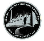 FOIL SEAL FOR "GENERAL MOTORS HIGHWAYS & HORIZONS" THE HOME OF FUTURAMA AT 1939 NYWF.