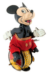 MICKEY MOUSE UNICYCLIST LINEMAR WIND-UP.