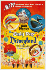 "GALA DAY AT DISNEYLAND" MOVIE POSTER.