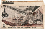 MARX "MOBILE CRANE TRUCK" BOXED TOY.