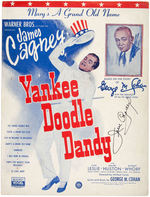 JAMES CAGNEY SIGNED "YANKEE DOODLE DANDY" SHEET MUSIC.