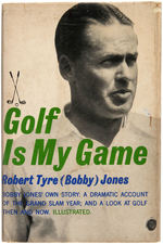 BOBBY JONES "GOLF IS MY GAME" SIGNED BOOK.