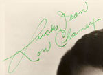 LON CHANEY JR. SIGNED PHOTO.