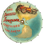 "SUCCESS SPREADER" BEAUTIFUL PIN HOLDER CIRCA 1905.