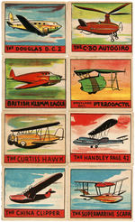 AVIATION STRIP CARD NEAR SET.