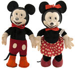 MICKEY & MINNIE MOUSE EARLY GUND DOLL PAIR.