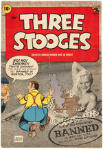 "THE THREE STOOGES" #6 COMIC BOOK (ST. JOHN)