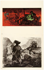 MARC DAVIS "ART OF PIRATES OF THE CARIBBEAN" LIMITED EDITION LITHOGRAPH SET.