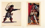 MARC DAVIS "ART OF PIRATES OF THE CARIBBEAN" LIMITED EDITION LITHOGRAPH SET.