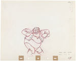 "PINOCCHIO" STROMBOLI PRODUCTION DRAWING.