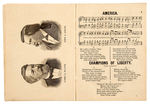 “BLAINE AND LOGAN SONGSTER” FROM 1884 WITH JUGATE COVERS.