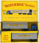 MATCHBOX "MAJOR PACK" BOXED M-9 INTER-STATE DOUBLE FREIGHTER.