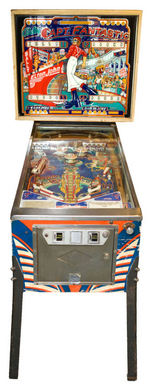 ELTON JOHN "CAPT. FANTASTIC AND THE BROWN DIRT COWBOY" PINBALL MACHINE.