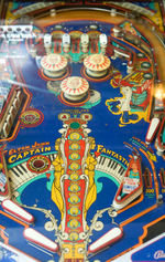 ELTON JOHN "CAPT. FANTASTIC AND THE BROWN DIRT COWBOY" PINBALL MACHINE.