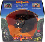 "SECTAURS" BOXED ACTION FIGURE & PUPPET FLYERS TRIO.