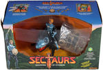 "SECTAURS" BOXED ACTION FIGURE & PUPPET FLYERS TRIO.