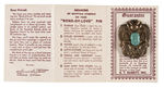 "DAVID HARUM BOND-OF-LOVE PIN" W/CARD.