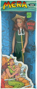 RARE "SUPER QUEENS - MERA" FACTORY-SEALED BOXED ACTION FIGURE.