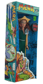 RARE "SUPER QUEENS - MERA" FACTORY-SEALED BOXED ACTION FIGURE.