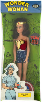 RARE "SUPER QUEENS - WONDER WOMAN" FACTORY-SEALED BOXED ACTION FIGURE.