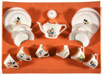 DISNEY CHARACTER "WADE HEATH" OF ENGLAND TEA SET PIECES WITH BOX LID.