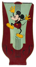 MICKEY MOUSE PAINTED WOODEN FOLK ART PANEL.