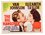 ELIZABETH TAYLOR LOT OF 12 ASSORTED LOBBY CARDS.