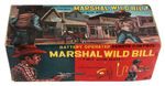 "MARSHALL WILD BILL" BOXED BATTERY-OPERATED REMOTE CONTROL TOY.