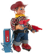 "MARSHALL WILD BILL" BOXED BATTERY-OPERATED REMOTE CONTROL TOY.