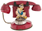 DONALD DUCK TOY TELEPHONE RARE BANK VARIETY.