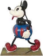 MICKEY MOUSE LARGE & IMPRESSIVE 1930s FRENCH WOODEN CAROUSEL FIGURE.