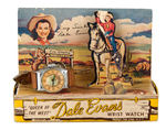 "DALE EVANS WRIST WATCH" WITH BOX/SIGNED COMIC BOOK.