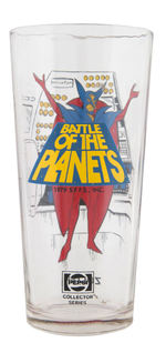 "BATTLE OF THE PLANETS - ZOLTAR" PROTOTYPE PEPSI DRINKING GLASS.