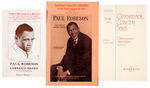 PAUL ROBESON 26 PIECE COLLECTION SPANNING 1926-1978.