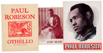 PAUL ROBESON 26 PIECE COLLECTION SPANNING 1926-1978.