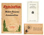 RIFLES/AMMUNITION CATALOGUES/FLIERS INCLUDING REMINGTON-WINCHESTER.