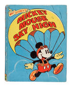 "MICKEY MOUSE SKY HIGH" RARE ENGLISH HARDCOVER.