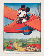 "MICKEY MOUSE SKY HIGH" RARE ENGLISH HARDCOVER.